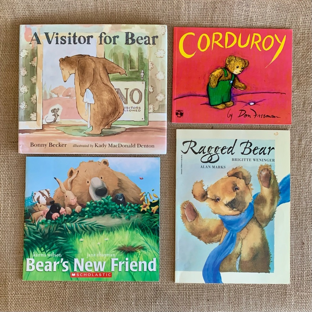 Children's Picture Story Book Set: Corduroy, Bear’s New Friend, etc.